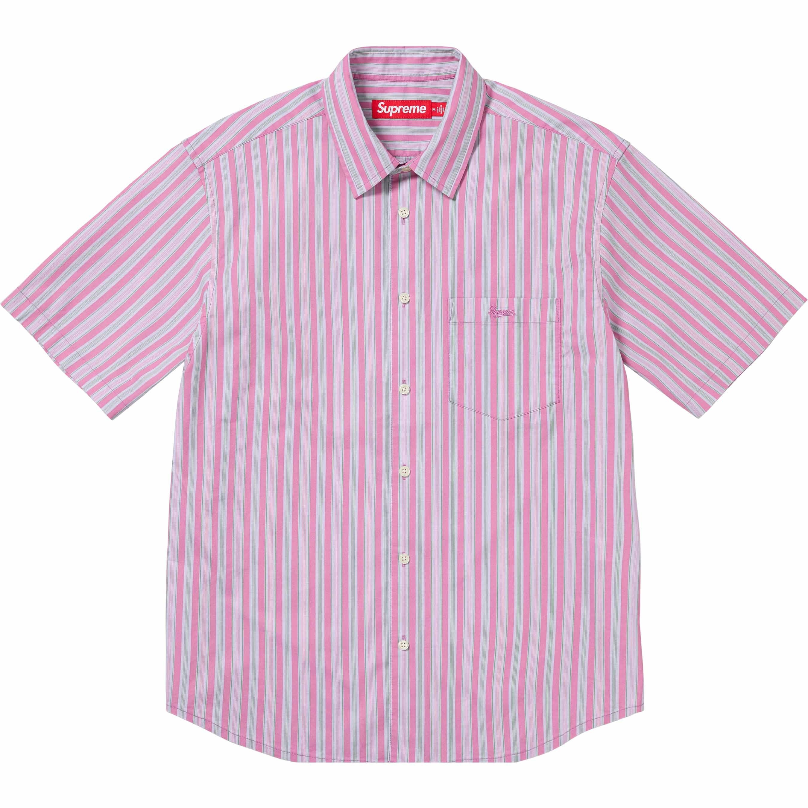 Loose Fit Multi Stripe S/S Shirt view 5